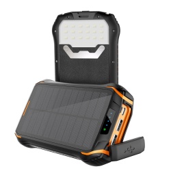 New Products Consumer Electronics Portable Battery Solar Panel Wireless Power Bank For Outdoor Camping