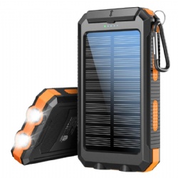 Best Sell IP67 Waterproof Outdoor Solar Charger Portable Power Supply 20000Mah Solar Energy Storage Battery Power Bank